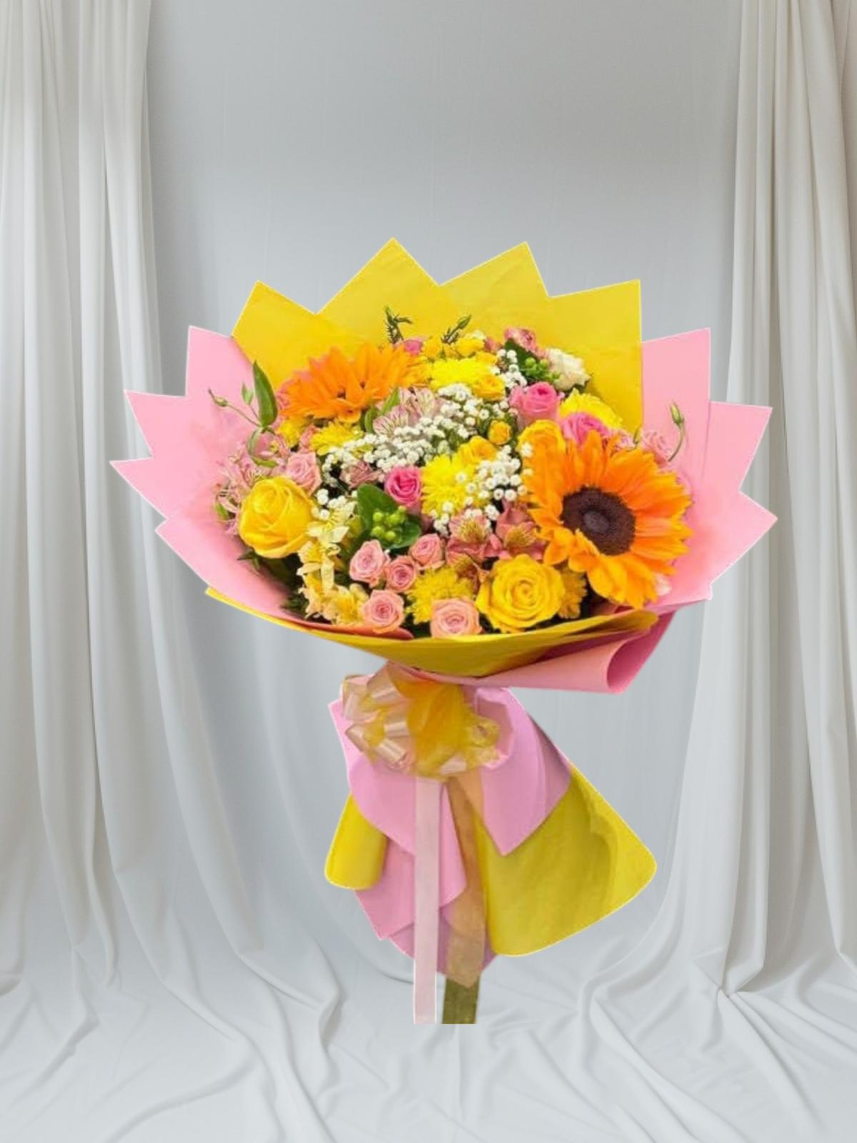 Sunflower and Rose
