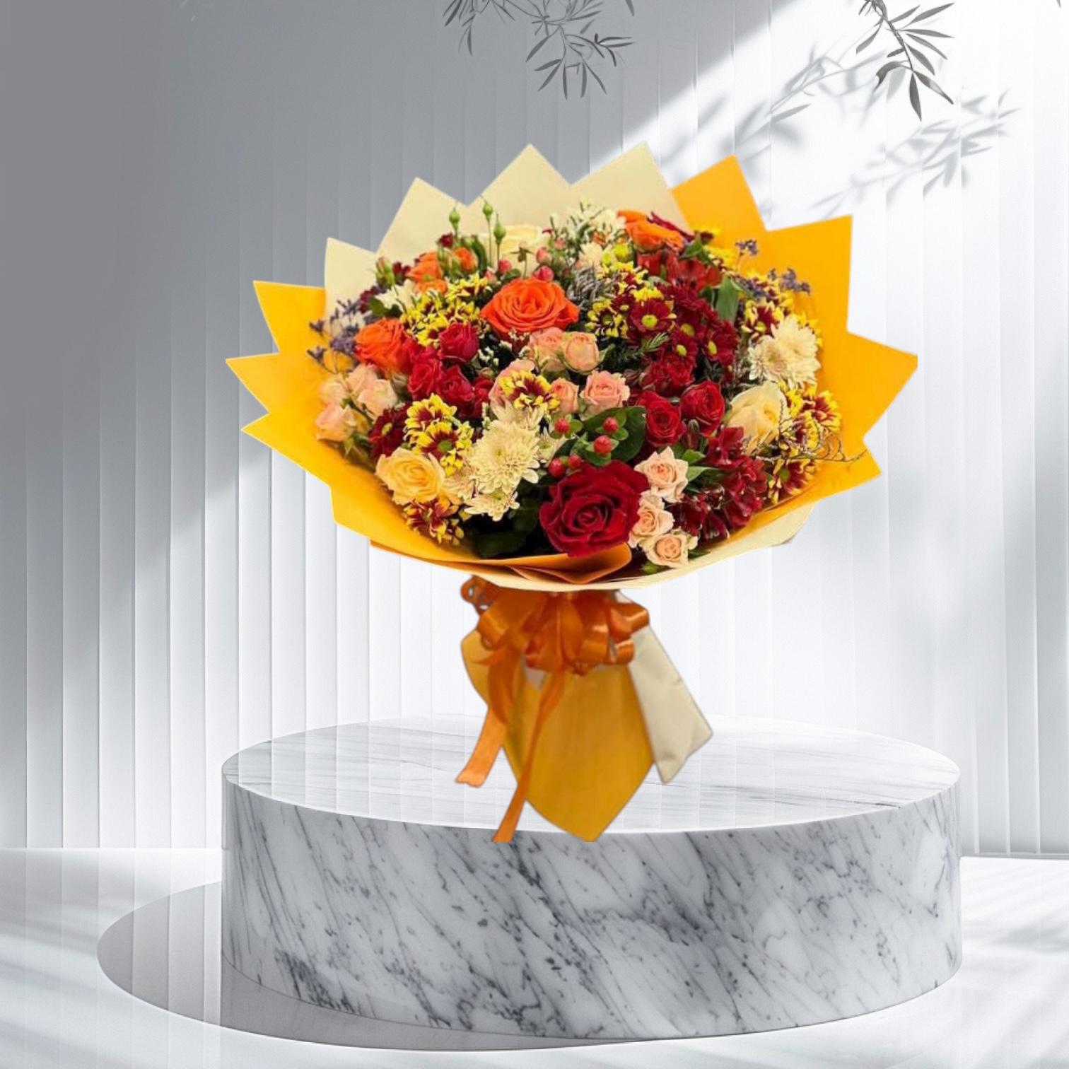 mixed seasonal bouquet(3) - Görsel 2